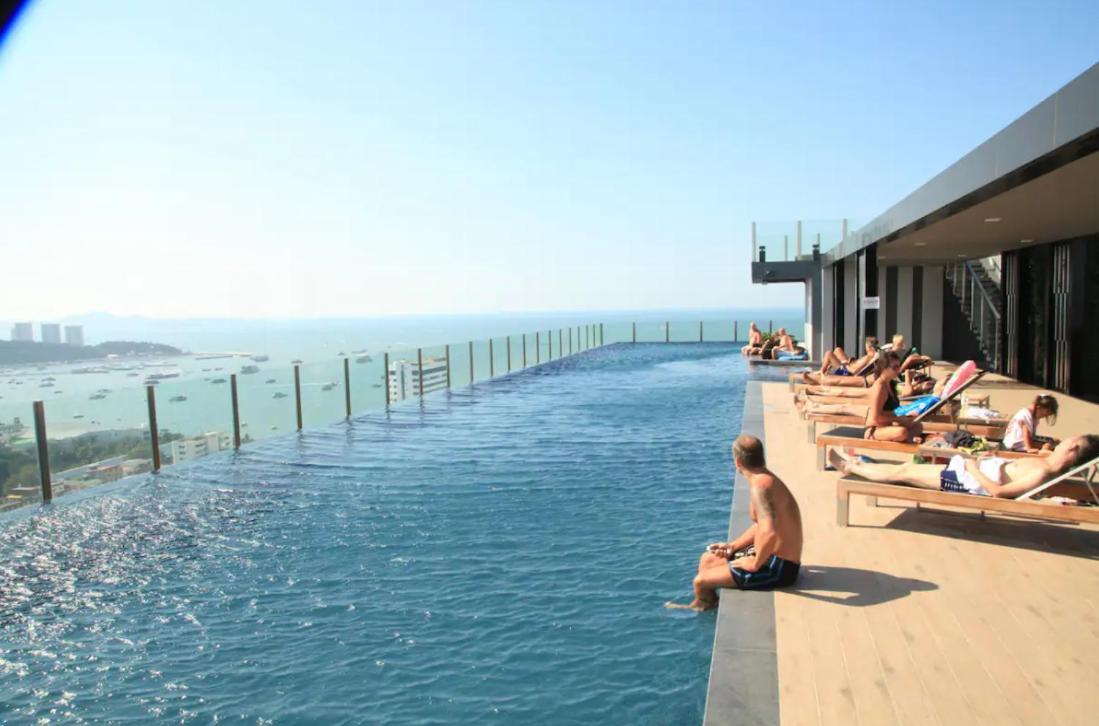 Best Location In Pattaya, Sky Pool & Infinity Edge Exterior foto