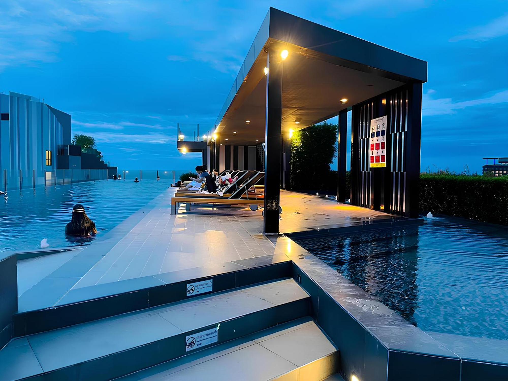 Best Location In Pattaya, Sky Pool & Infinity Edge Exterior foto