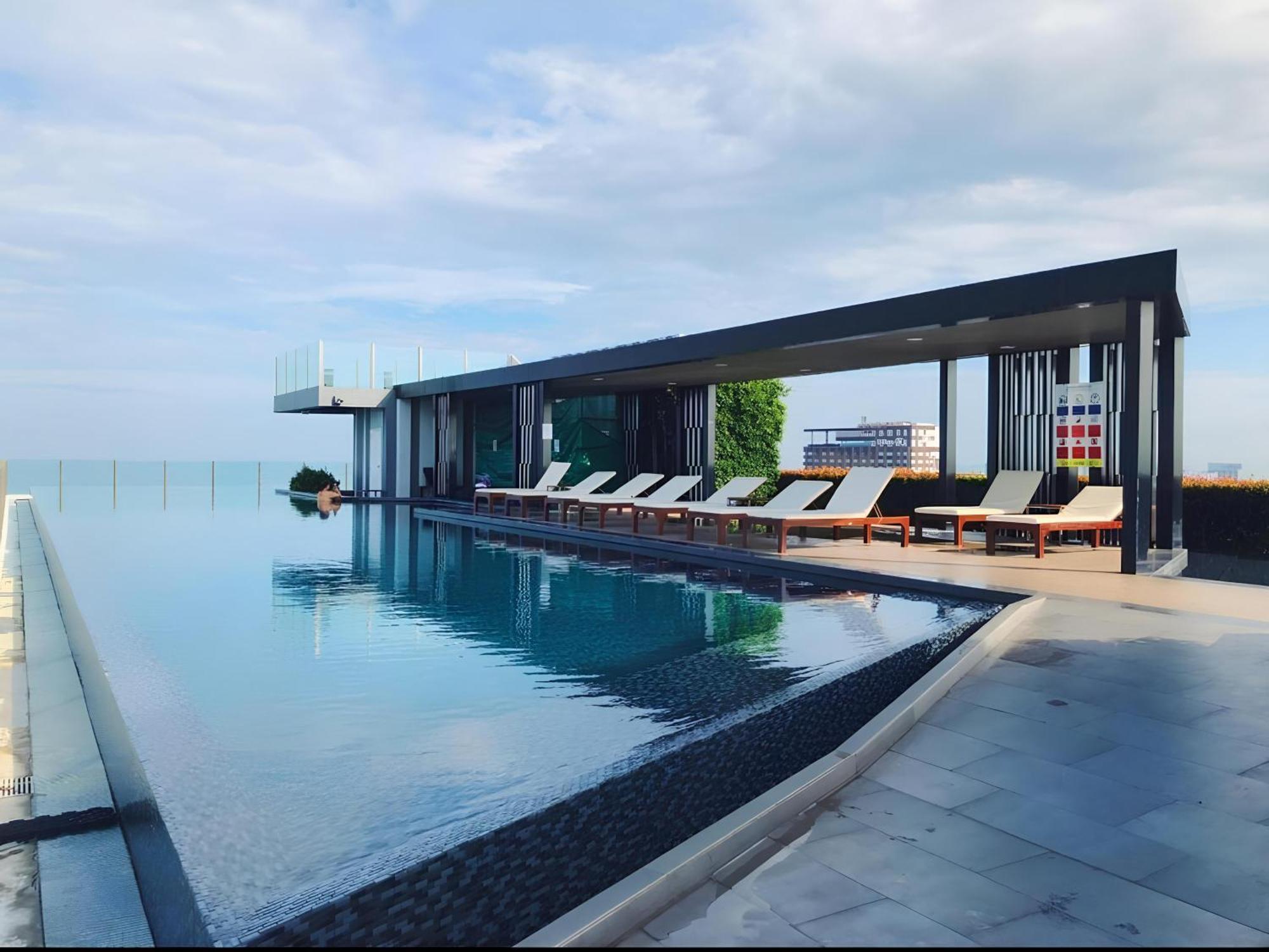 Best Location In Pattaya, Sky Pool & Infinity Edge Exterior foto