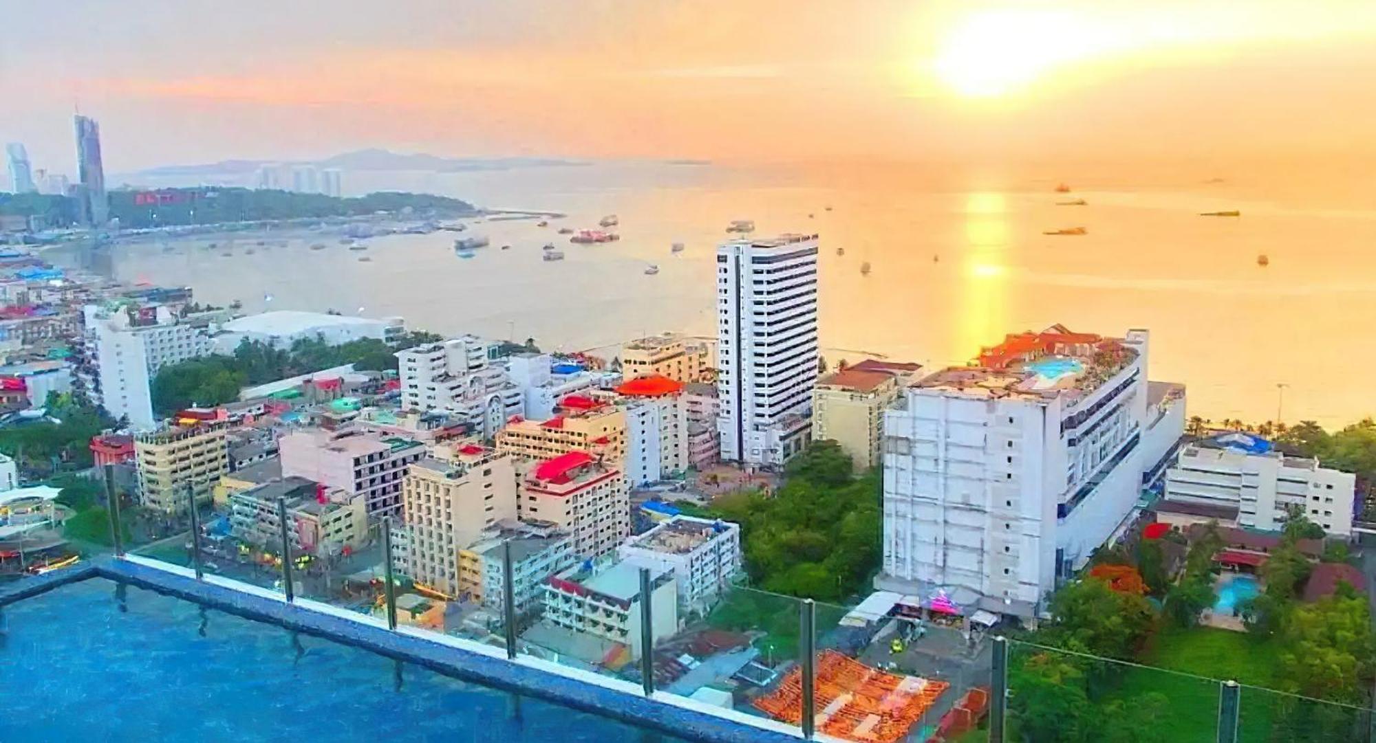 Best Location In Pattaya, Sky Pool & Infinity Edge Exterior foto
