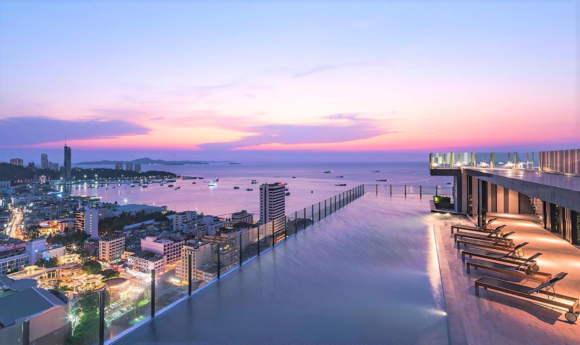 Best Location In Pattaya, Sky Pool & Infinity Edge Exterior foto